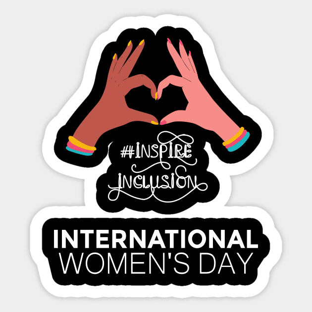 Count Her Inspire Inclusion Women's International Day 2024 Sticker by AimArtStudio